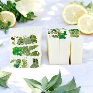 Organic Triple Butter Soap White‎ Citrus Sage 5oz (Great Holiday Gift)